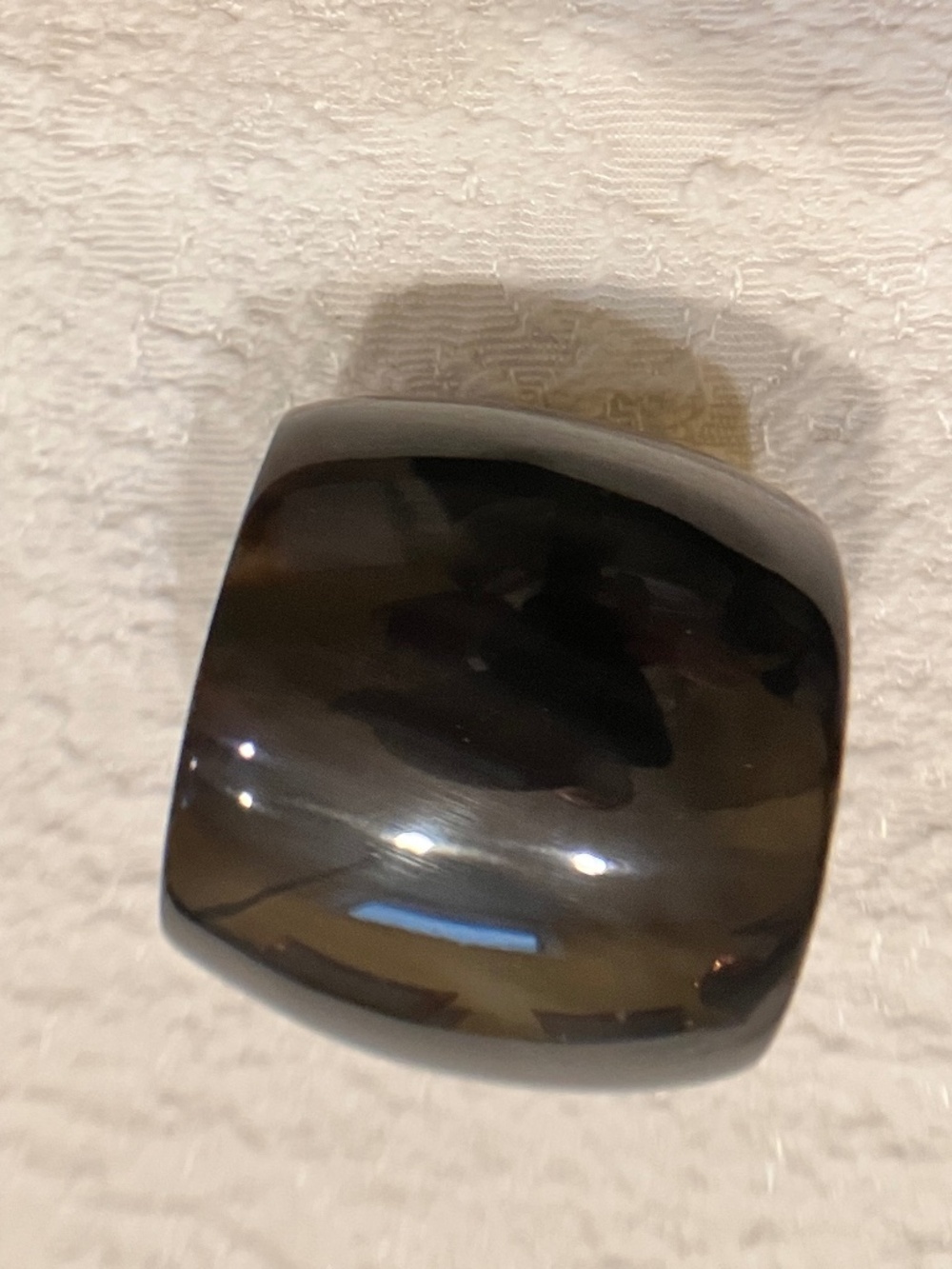 Buffalo horn scarf ring